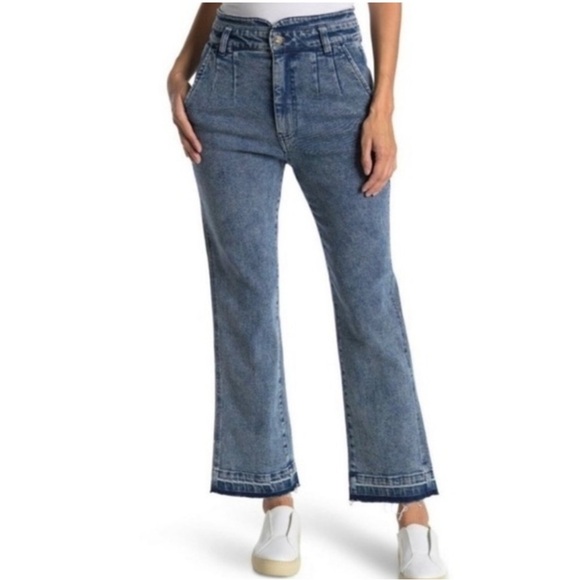 FAHERTY denim Jeans Rikki Organic Cotton Flared ankle New no tags 27 - Picture 1 of 8